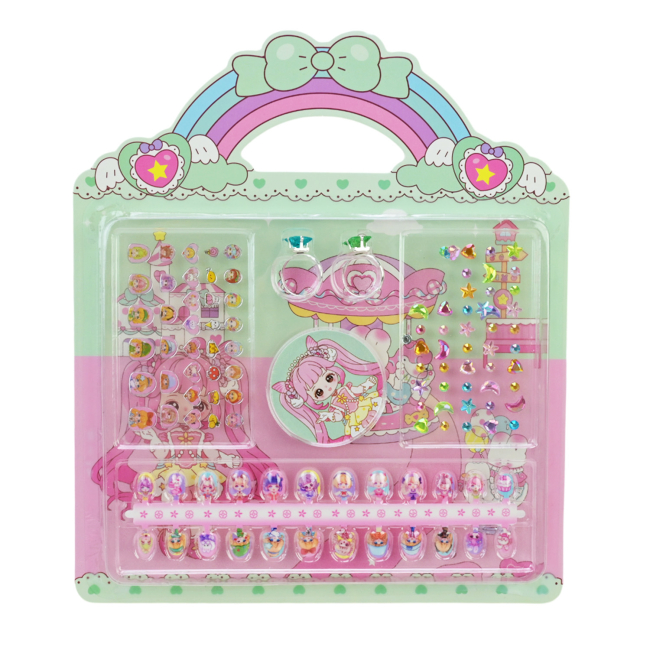 Косметика - Набор для маникюра Країна Іграшок Ногти и наклейки в ассортименте (NL101)#3