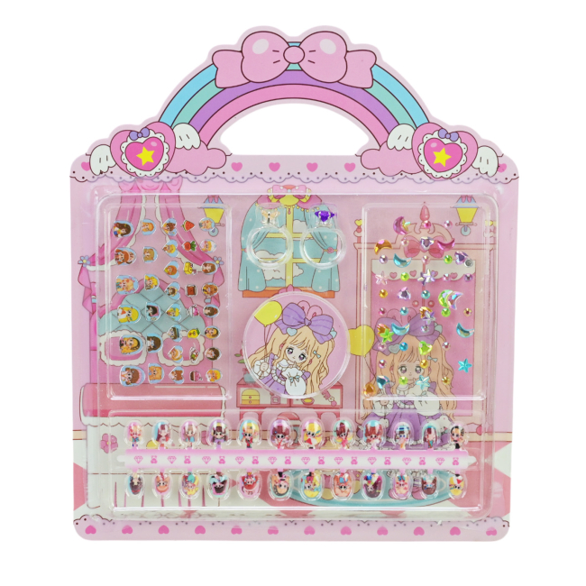 Косметика - Набор для маникюра Країна Іграшок Ногти и наклейки в ассортименте (NL101)#4