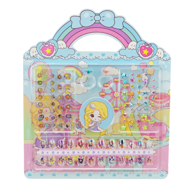 Косметика - Набор для маникюра Країна Іграшок Ногти и наклейки в ассортименте (NL101)#5