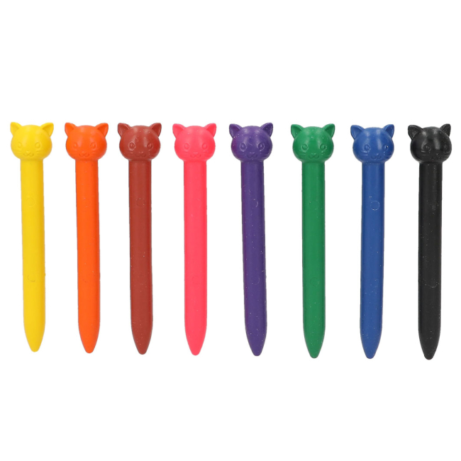 Канцтовары - Восковые карандаши Princess Mimi 8 шт (0412274)#2