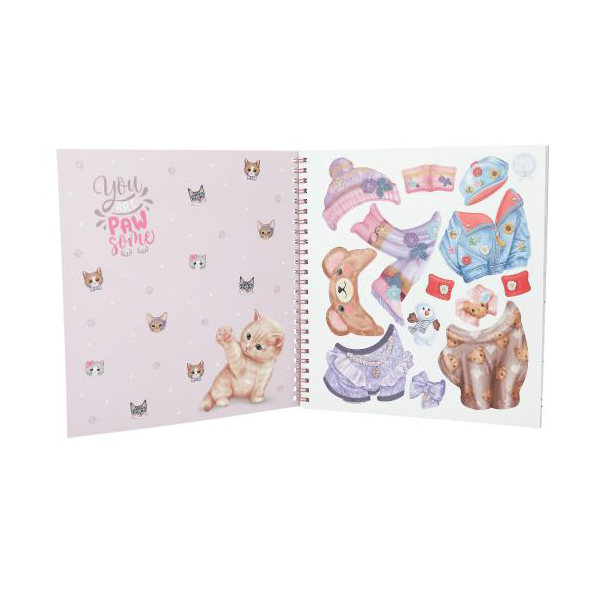 Товары для рисования - Раскраска с наклейками Top Model Креативный котенок (0413038)#2