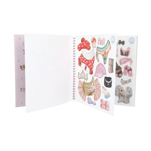 Товары для рисования - Раскраска с наклейками Top Model Креативный котенок (0413038)#4