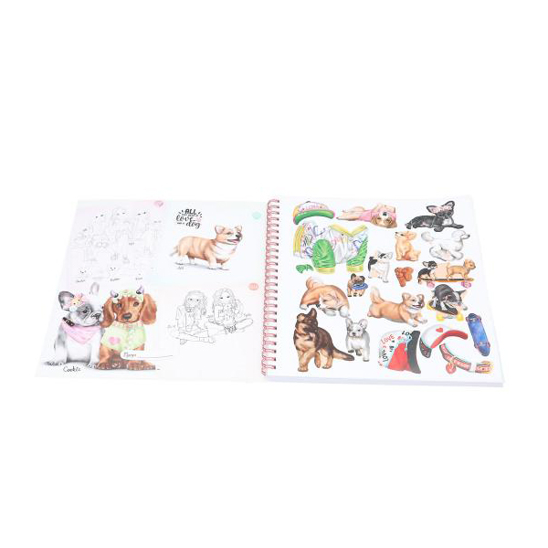 Товари для малювання - Розмальовка з наклейками Top Model Цуцики (0413218)#2