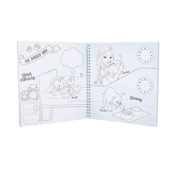 Товари для малювання - Розмальовка з наклейками Top Model Цуцики (0413218)#4