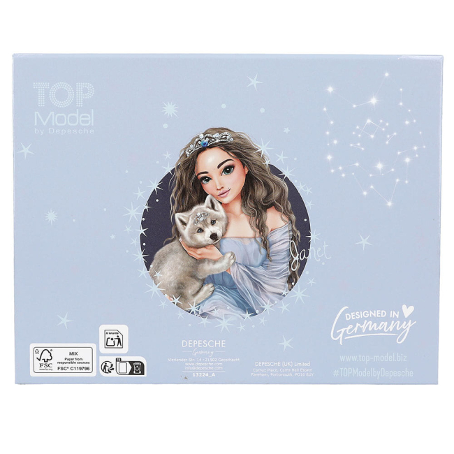 Пенали та гаманці - Пенал-коробка Top model Вовк з канцелярським приладдям (0413224)#5