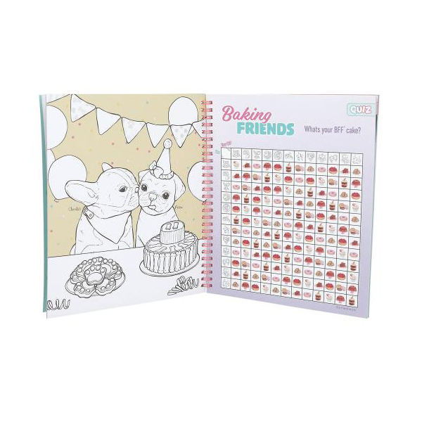 Товары для рисования - Раскраска с наклейками Top Model Выпекаем пирожные (0413386)#4