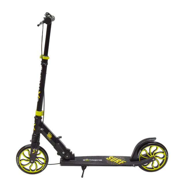 Самокаты - Самокат Extreme motion Городской двухколесный желтый (SK2440)#2