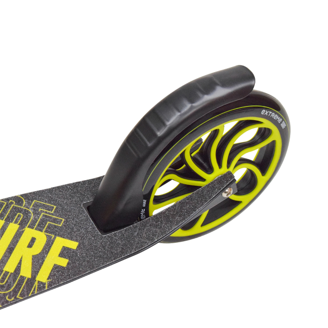 Самокаты - Самокат Extreme motion Городской двухколесный желтый (SK2440)#4