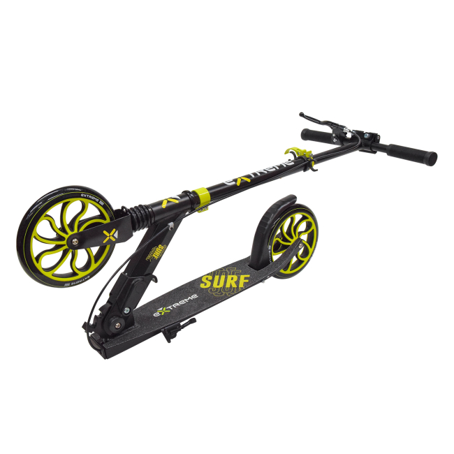 Самокаты - Самокат Extreme motion Городской двухколесный желтый (SK2440)#8