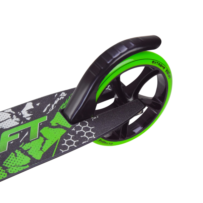 Самокаты - Самокат Extreme motion Городской двухколесный зеленый (SK2438)#7