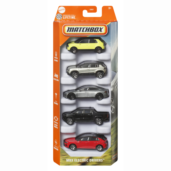 Автомодели - Набор автомоделей Matchbox MBX Electric drivers (С1817/JBX18)#7