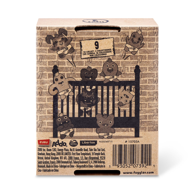 Персонажи мультфильмов - Мягкая игрушка Fuggler Бешеный кролик-малыш (15703A)#3