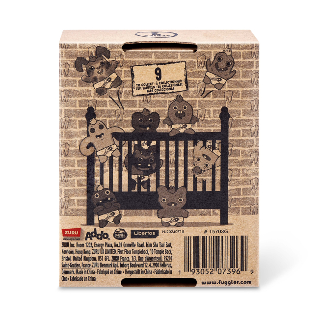 Персонажі мультфільмів - М'яка іграшка Fuggler Безсоромний Малюк-Дурко (15703G)#3