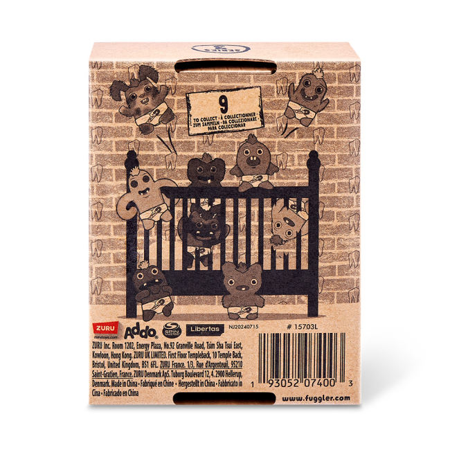 Персонажі мультфільмів - М'яка іграшка Fuggler Малюк Містер Колючко (15703L)#3