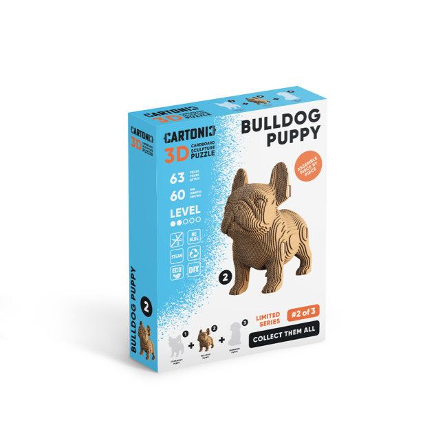 3D-пазли - 3D пазл Cartonic Bulldog puppy (4820191134867)#4