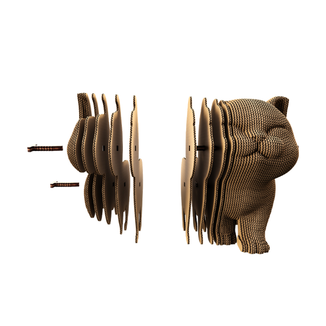 3D-пазлы - 3D пазл Cartonic Walking kitten (4820191134836)#2