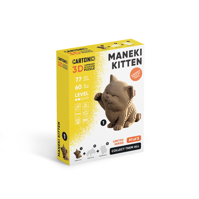 3D-пазли - 3D пазл Cartonic Maneki Kitten (4820191134850)#3