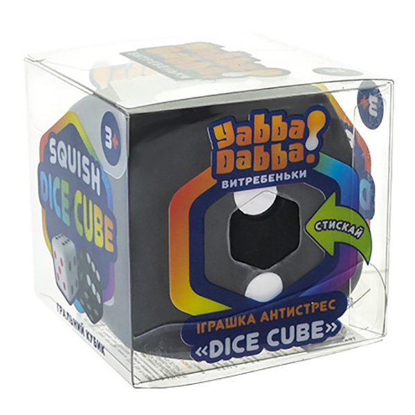 Антистресс игрушки - Игрушка-антистресс YabbaDabba Кубик черный (YD2517/1)#2