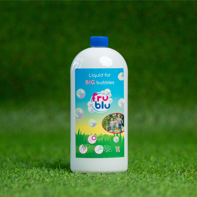 Мильні бульбашки - Рідина ​Fru Blu Для великих мильних бульбашок 1 л (DKF0535)#2