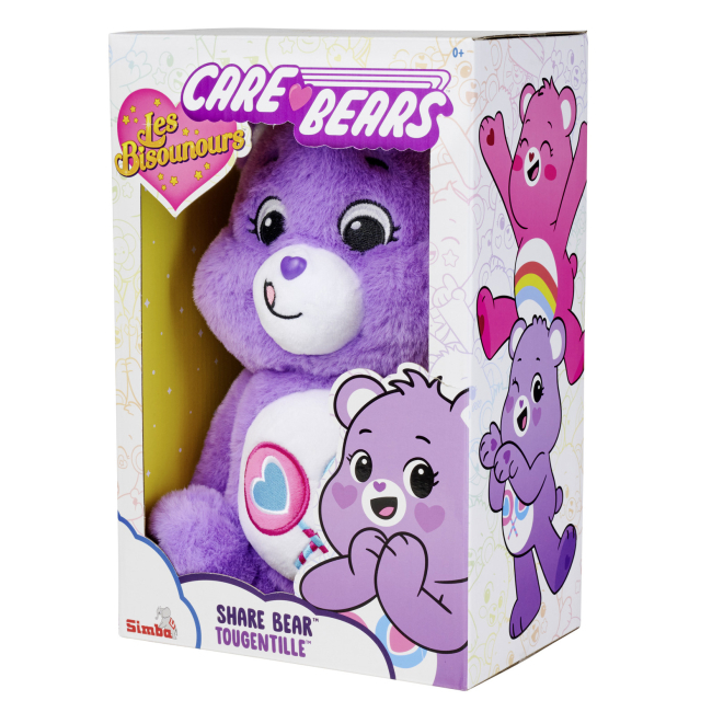 Мягкие животные - Мягкая игрушка Simba Care bears Медведь фиолетовый (6305878005)#4