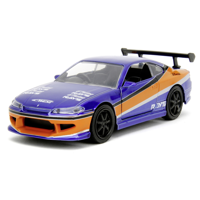 Автомоделі - Набір автомоделей Jada Fast and Furious Nissan Silvia S15 і Toyota Supra (253202017)#5