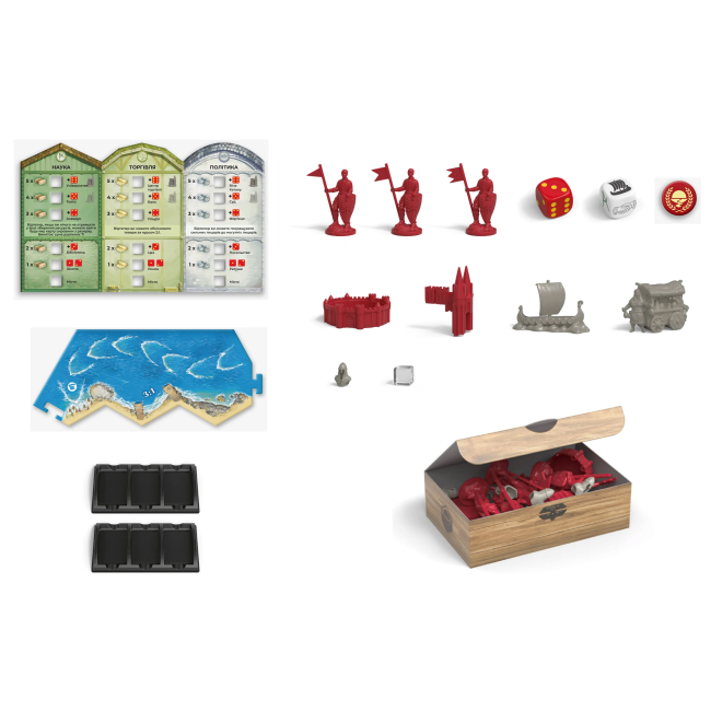 Настільні ігри - Настільна гра Rozum Catan Міста і лицарі (R104UA)#3