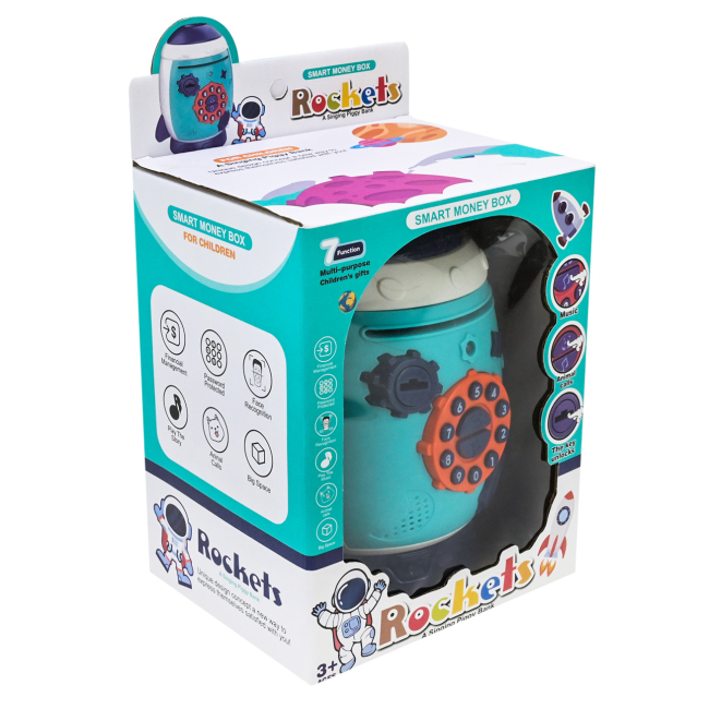 Дитячі кухні та побутова техніка - Іграшка Країна Іграшок Сейф Ракета (MH030)#2