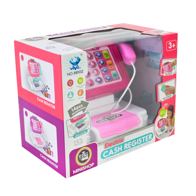 Наборы профессий - Игровой набор Країна Іграшок Касса фуксия с розовым (66102/66105/2)#2