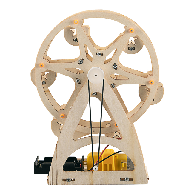 3D-пазлы - 3D пазл StemX Деревянное Колесо обозрения на батарейках (73742)#2