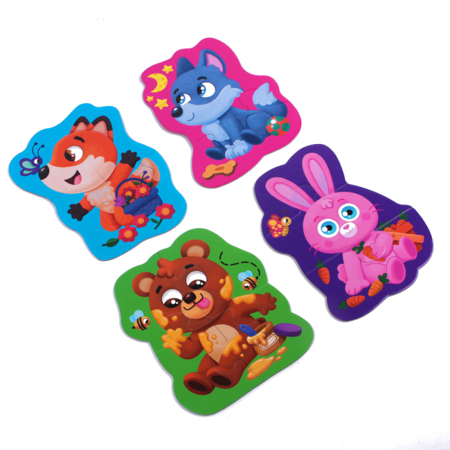 Пазли - Пазл Vladi Toys Лісові звірі (VT1722-26)#2