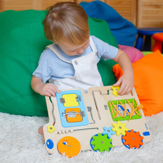 Развивающие игрушки - Развивающая игрушка Vladi Toys Бизиборд (ZB3001-01)#2