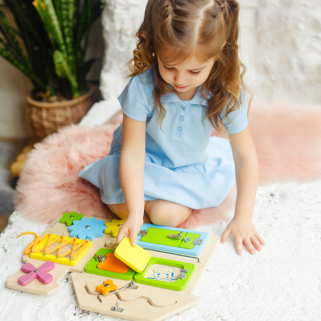 Розвивальні іграшки - Розвивальна іграшка Vladi Toys Бізіборд (ZB3001-02)#3