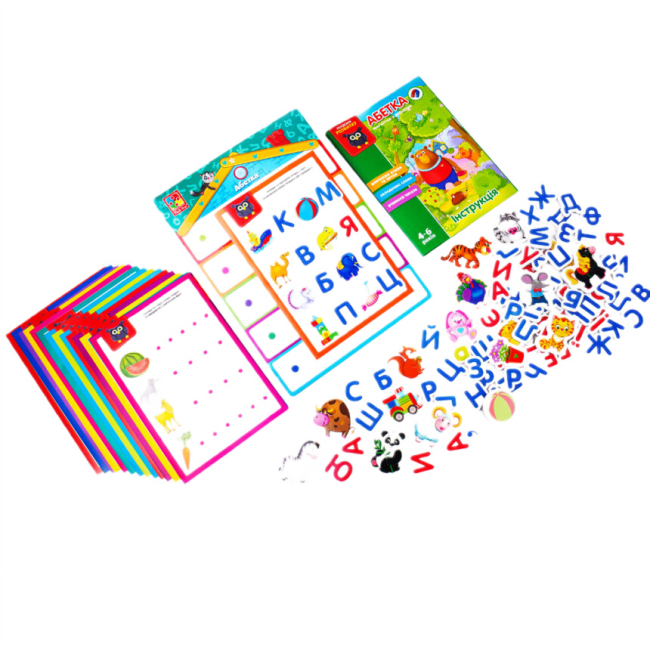 Обучающие игрушки - Магнитный набор Vladi Toys Алфавит (VT5412-01)#2
