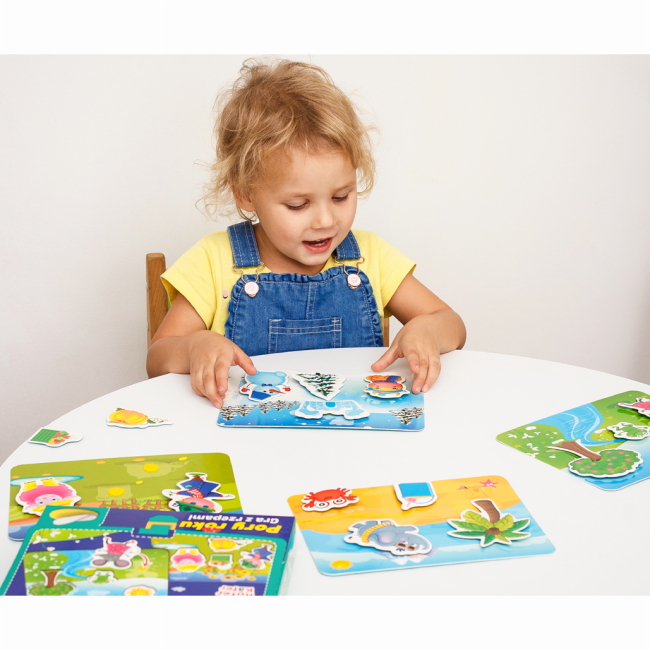 Обучающие игрушки - Обучающая игра Vladi Toys Какая пора года? (VT1302-25)#3