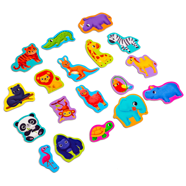 Розвивальні іграшки - Набір магнітів Vladi Toys Зоо (VT3106-25)#2