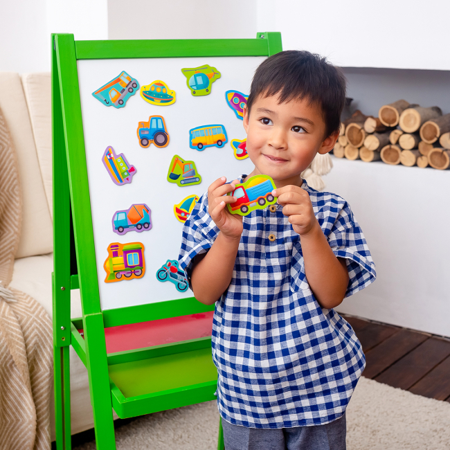 Развивающие игрушки - Набор магнитов Vladi Toys Транспорт (VT3106-26)#3