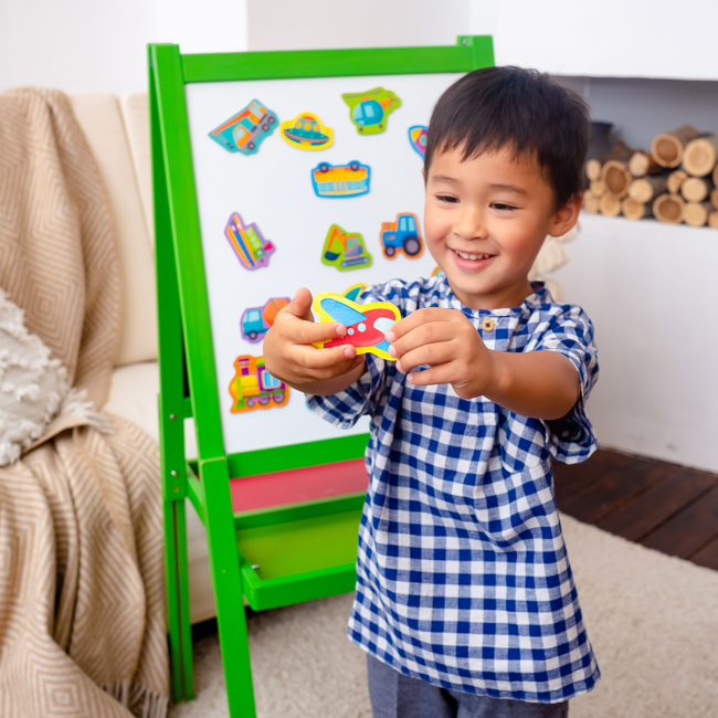 Развивающие игрушки - Набор магнитов Vladi Toys Транспорт (VT3106-26)#4