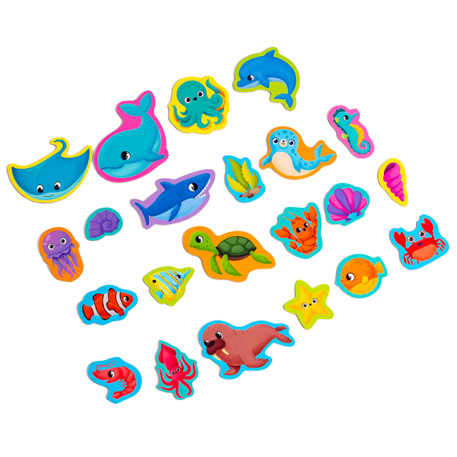 Розвивальні іграшки - Набір магнітів Vladi Toys Морські жителі (VT3106-27)#2