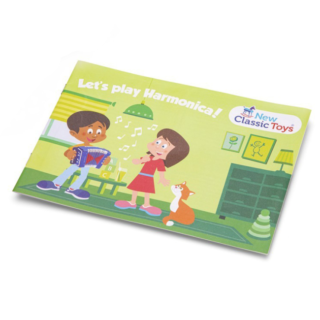 Музичні інструменти - Музичний інструмент New classic toys Акордеон з нотною книгою білий (10054)#2