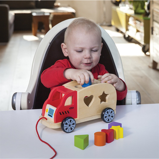 Розвивальні іграшки - Сортер New classic toys Вантажівка (10564)#6