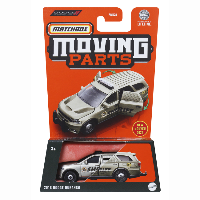 Автомоделі - Автомодель Matchbox Moving parts 2018 Dodge Durango (FWD28/HVM78)#4