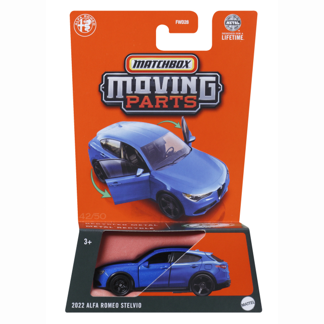 Автомодели - Автомодель Matchbox Moving parts 2022 Alfa Romeo Stelvio (FWD28/JBW76)#4