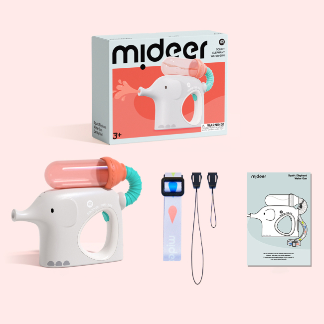 Водное оружие - Водный пистолет Mideer Красный слоник (MD1441)#2