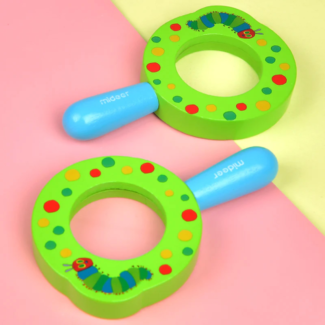 Наукові ігри, фокуси та досліди - Збільшувальне скло Mideer Гусениця (MD0112)#4