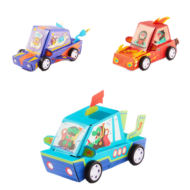 Набори для творчості - Набір Mideer Майстерня рукоділля з паперу Гонки (MD2306)#2