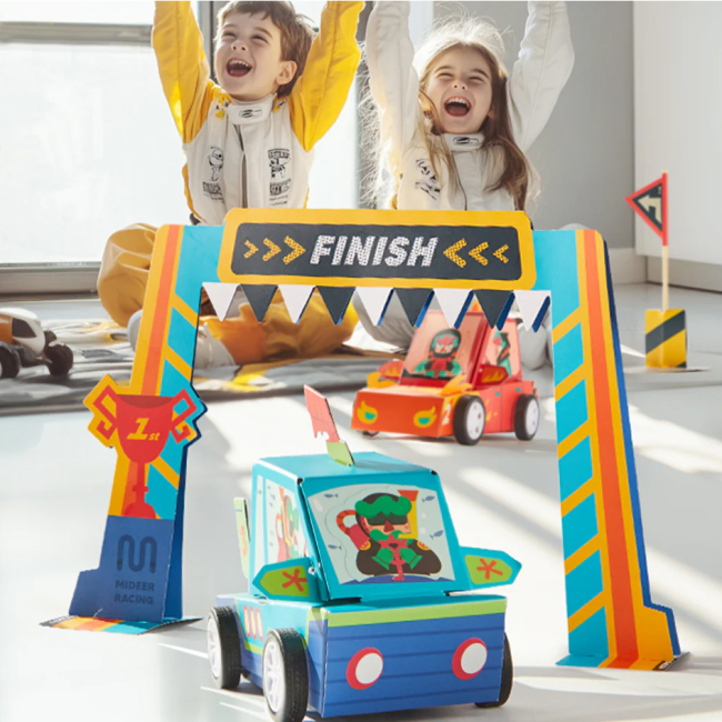 Набори для творчості - Набір Mideer Майстерня рукоділля з паперу Гонки (MD2306)#3