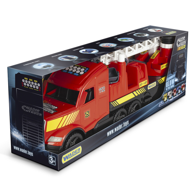 Транспорт и спецтехника - Игровой набор Wader Magic Truck с авто Формулы 1 (36241)#3