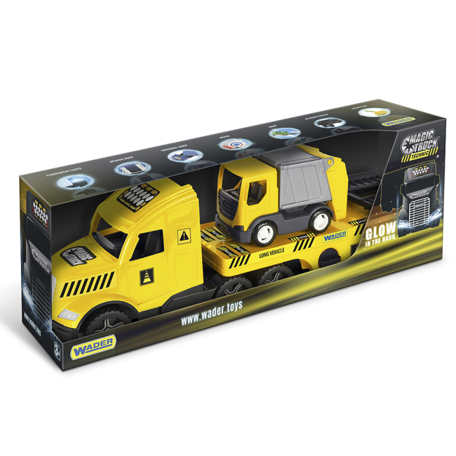 Транспорт и спецтехника - Игровой набор Wader Magic truck Technic с мусоровозом (36441)#2