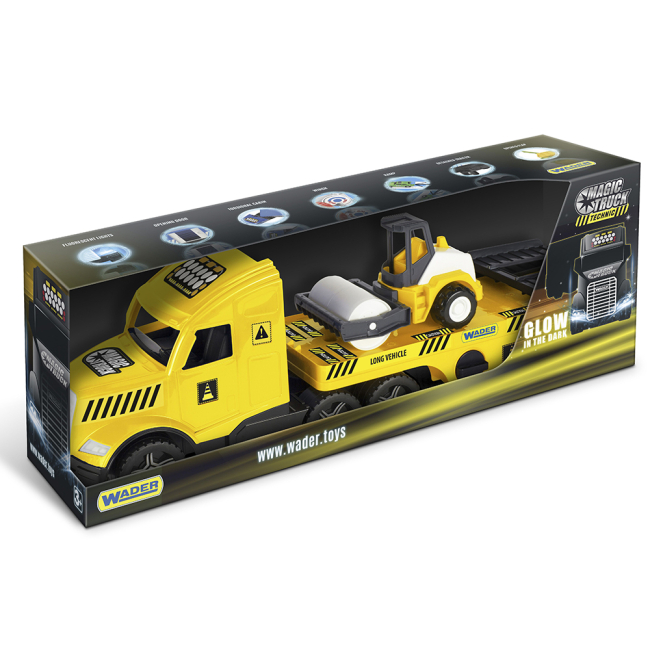 Транспорт и спецтехника - Игровой набор Wader Magic truck Technic с катком (36451)#2
