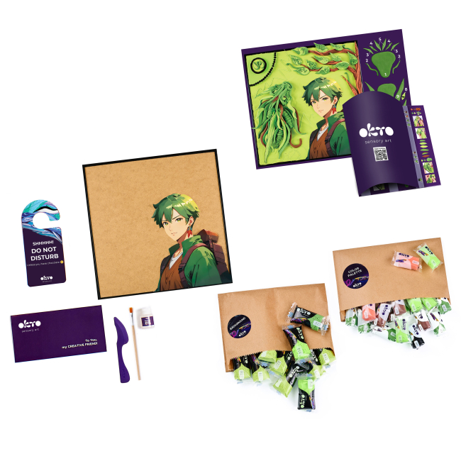 Наборы для творчества - Набор для творчества OKTO 3D картина Manga Земля (20038)#2